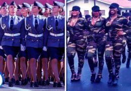 Beautiful military ladies in The World