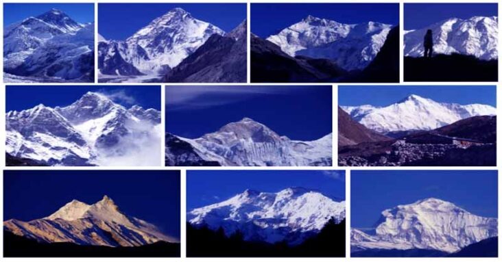 highest mountains in the world