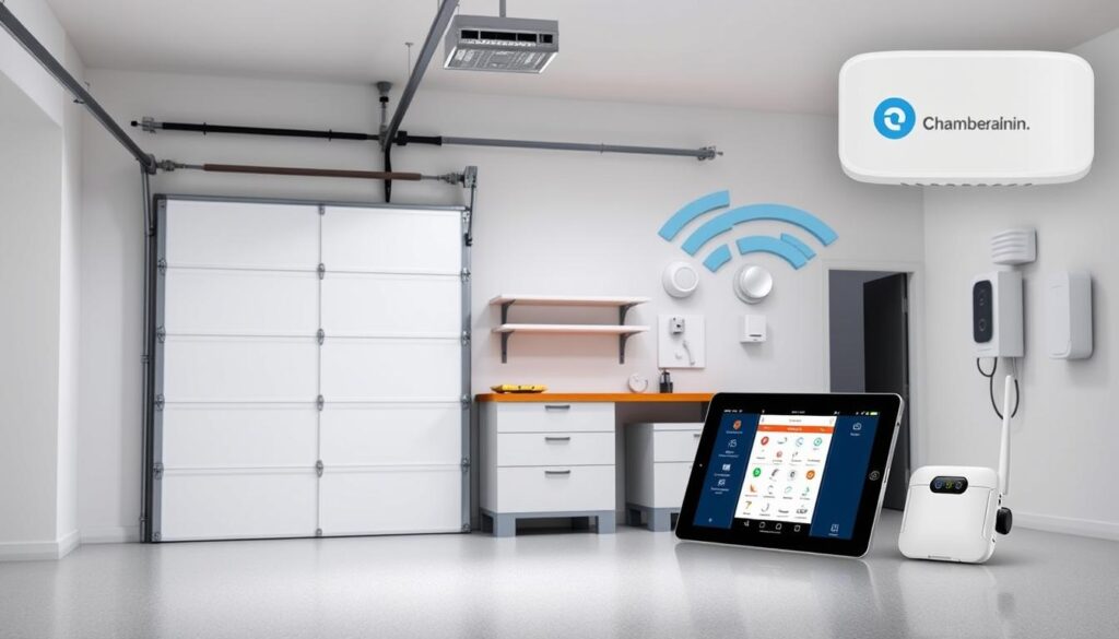 Chamberlain Smart Garage Control - Wireless Garage Hub and Sensor with Wifi